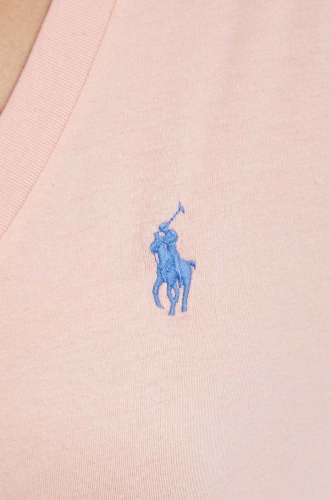 Бавовняна футболка Polo Ralph Lauren колір рожевий (3309326) фото 5