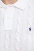 Бавовняне поло Polo Ralph Lauren колір білий