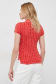 Бавовняне поло Polo Ralph Lauren колір червоний