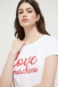 Бавовняна футболка Love Moschino колір білий (3191998)