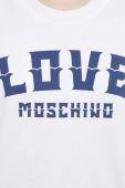 Бавовняна футболка Love Moschino колір білий (3192006)