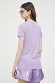 Футболка Love Moschino жіночий колір фіолетовий