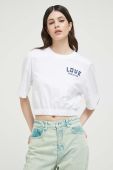 Бавовняна футболка Love Moschino колір білий (3192018)