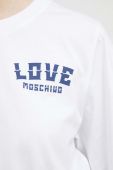 Бавовняна футболка Love Moschino колір білий (3192018)