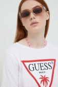 Бавовняна футболка Guess Колір білий колір білий
