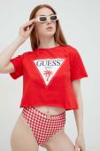 Бавовняна футболка Guess Колір червоний колір червоний