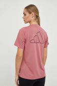 Бігова футболка adidas Performance Run Icons колір рожевий