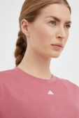 Футболка для йоги adidas Performance Studio колір рожевий (2934633)