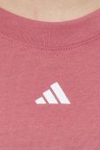 Футболка для йоги adidas Performance Studio колір рожевий (2934633)