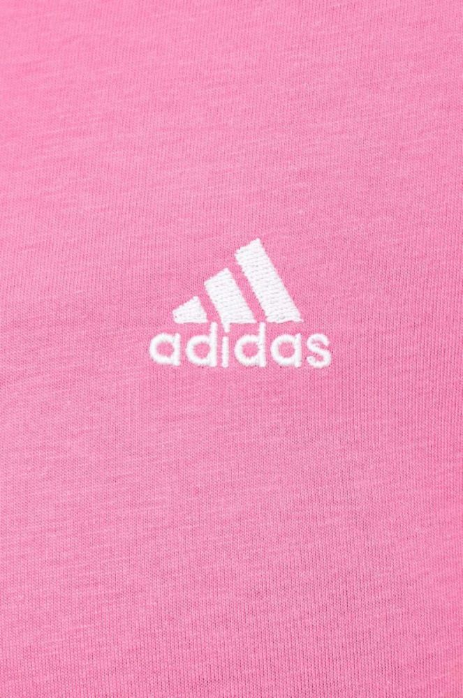 Бавовняна футболка adidas колір рожевий (3023630) фото 4