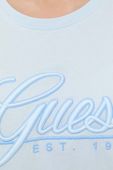 Бавовняна футболка Guess колір блакитний (3020540)