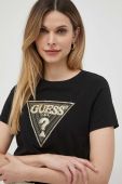 Футболка Guess жіночий колір чорний (3083432)