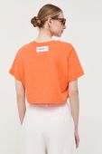 Бавовняна футболка Guess x Banksy колір помаранчевий