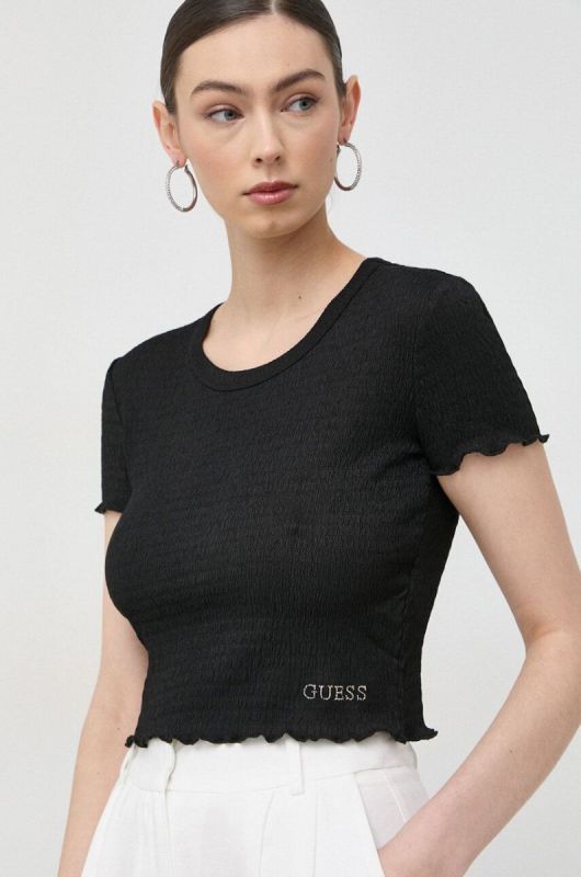 Футболка Guess жіночий колір чорний (3099678)