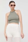 Топ Guess жіночий колір зелений оголена спина