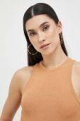 Топ Guess жіночий колір коричневий (3075510)