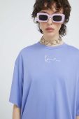 Футболка Karl Kani жіночий колір блакитний (3091237)