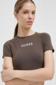 Футболка Guess жіночий колір коричневий (3309354)