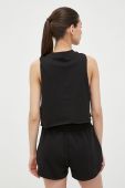 Бавовняний топ Guess колір чорний (3145464)