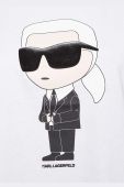 Бавовняна футболка Karl Lagerfeld колір білий (2894172)