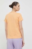 Бавовняна футболка Karl Lagerfeld колір помаранчевий (3080918)
