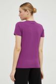 Бавовняна футболка Karl Lagerfeld колір фіолетовий (3513252)