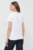 Бавовняна футболка Karl Lagerfeld колір білий (2891578)