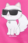 Бавовняна футболка Karl Lagerfeld колір рожевий (3080103)
