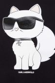 Бавовняна футболка Karl Lagerfeld колір чорний (2891574)