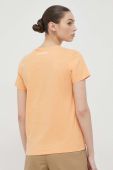 Бавовняна футболка Karl Lagerfeld колір помаранчевий (3057114)