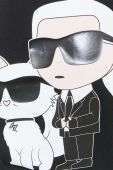 Бавовняна футболка Karl Lagerfeld колір чорний (2891583)