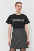 Бавовняна футболка Patrizia Pepe колір чорний (2868022)