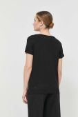 Футболка Patrizia Pepe жіночий колір чорний