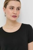 Футболка Patrizia Pepe жіночий колір чорний