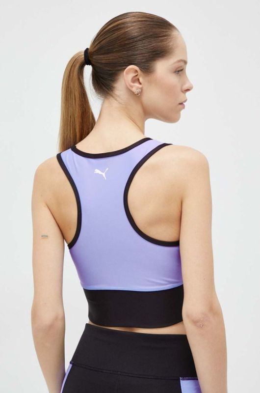 Топ для тренувань Puma Fit Eversculpt колір фіолетовий фото 3