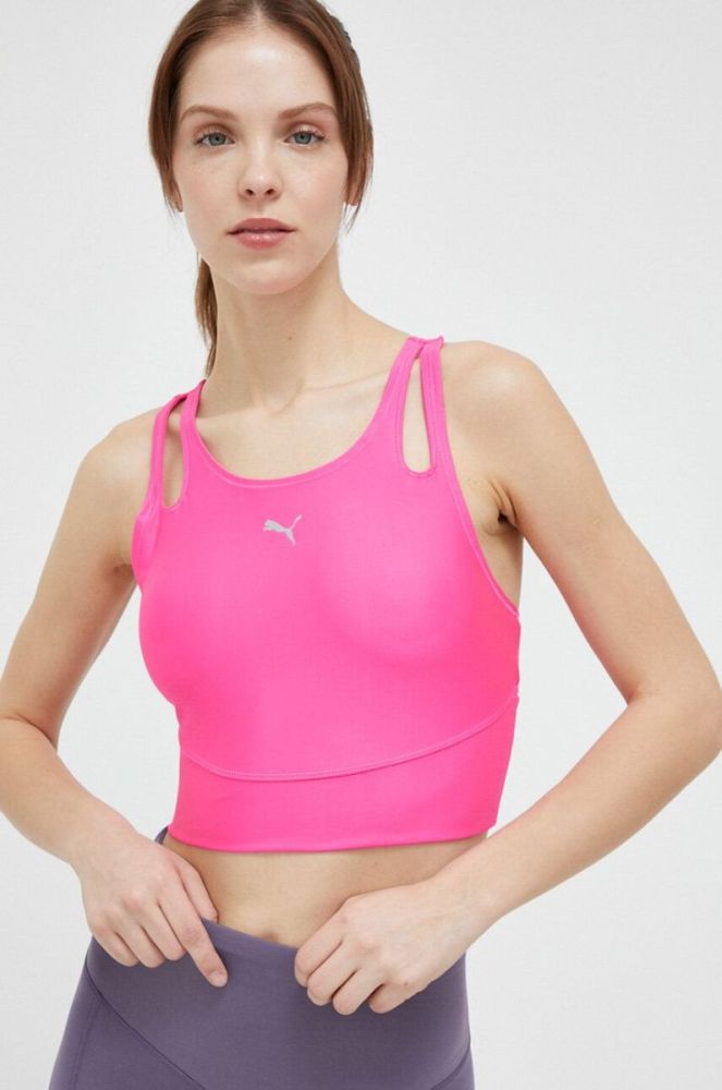 Топ для бігу Puma Ultraform колір рожевий фото 4