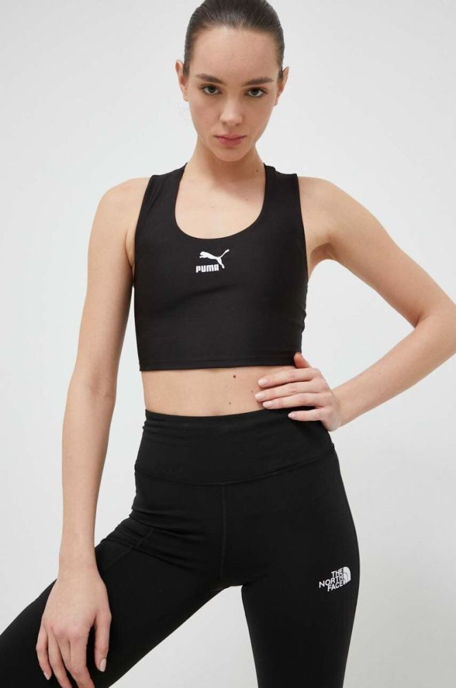 Топ для тренувань Puma T7 колір чорний фото 4