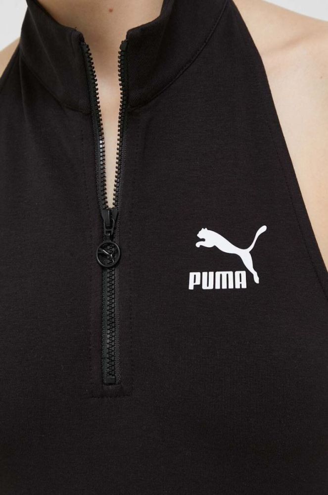 Топ Puma жіночий колір чорний фото 6