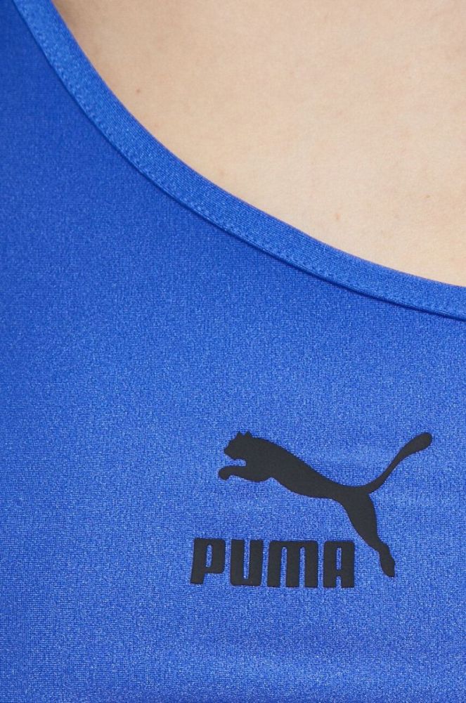Спортивний топ Puma Dare To жіночий колір блакитний фото 6