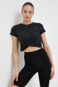 Футболка для йоги Puma Studio Yogini Lite Twist колір чорний