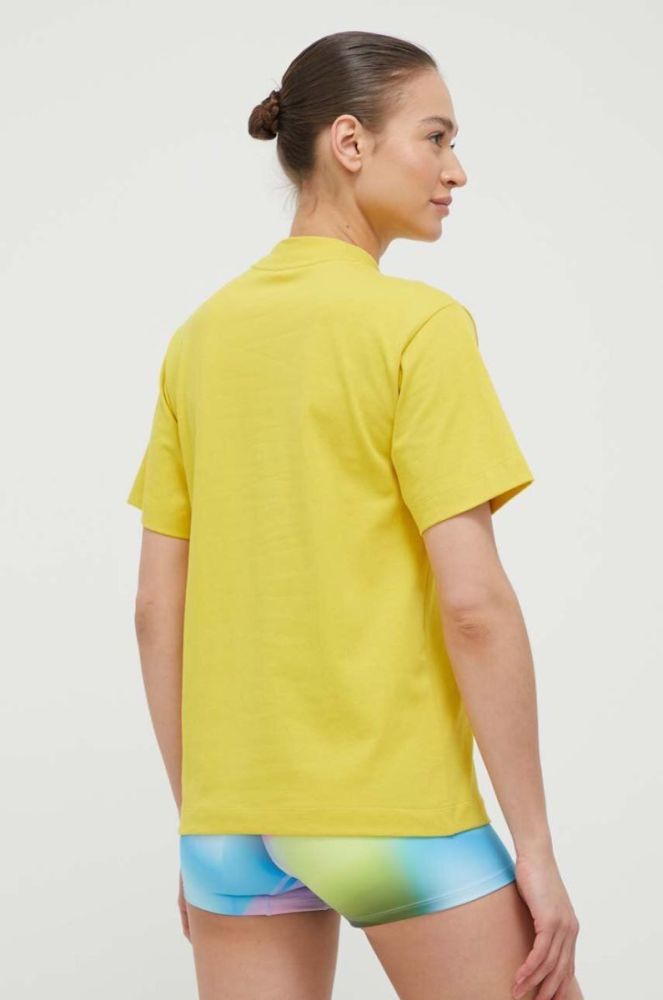 Бавовняна футболка Puma колір жовтий фото 3