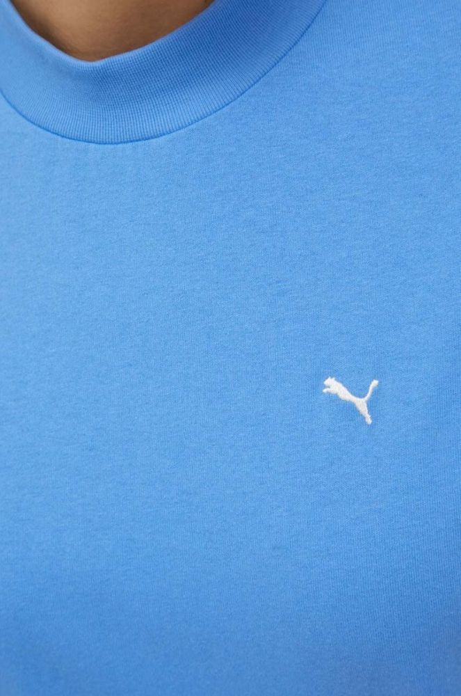 Бавовняна футболка Puma колір блакитний (3275579) фото 5