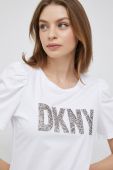 Футболка Dkny жіночий колір білий (2874383)
