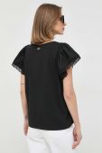 Бавовняна футболка Twinset колір чорний (2922655)