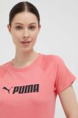 Тренувальна футболка Puma Fit Logo колір рожевий