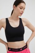 Спортивний бюстгальтер Puma Infuse Evoknit колір чорний однотонний Спортивний бюстгальтер Puma Infuse Evoknit колір чорний однотонний