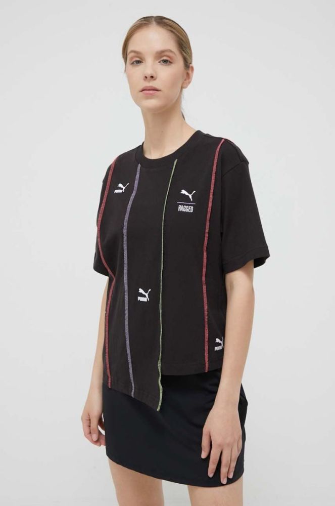 Бавовняна футболка Puma X The Ragged Priest колір чорний фото 3