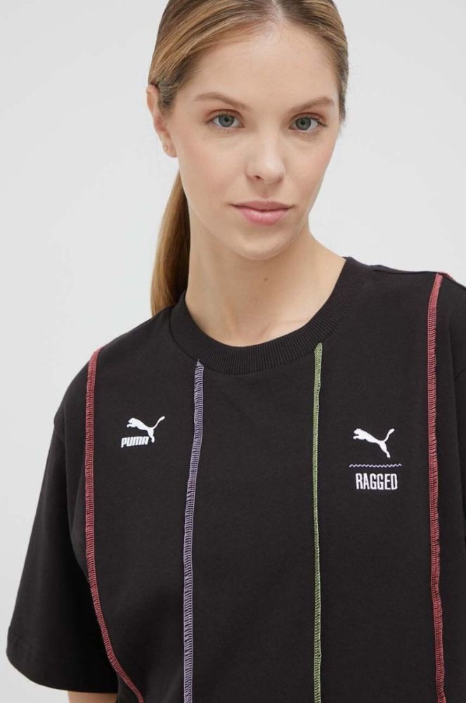 Бавовняна футболка Puma X The Ragged Priest колір чорний фото 4