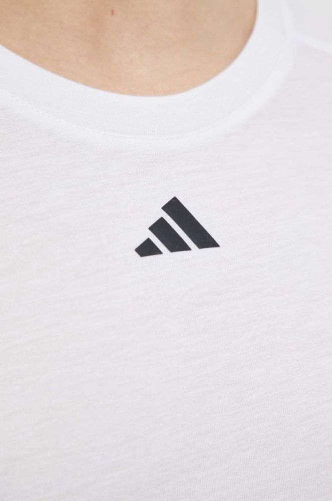 Тренувальна футболка adidas Performance Training Essentials колір білий фото 5