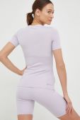 Тренувальна футболка adidas Performance колір фіолетовий